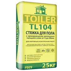 тойлер TL104 стяжка для пола 25 кг 